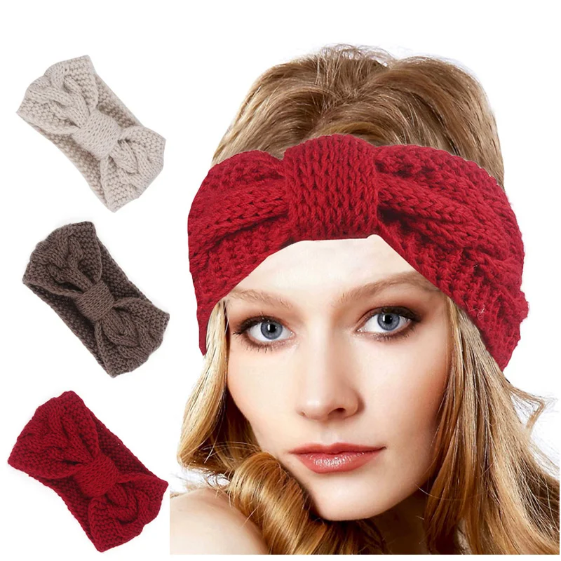 GTOP Wholesale Custom Cable Knit Headband Winter Ear Warmer