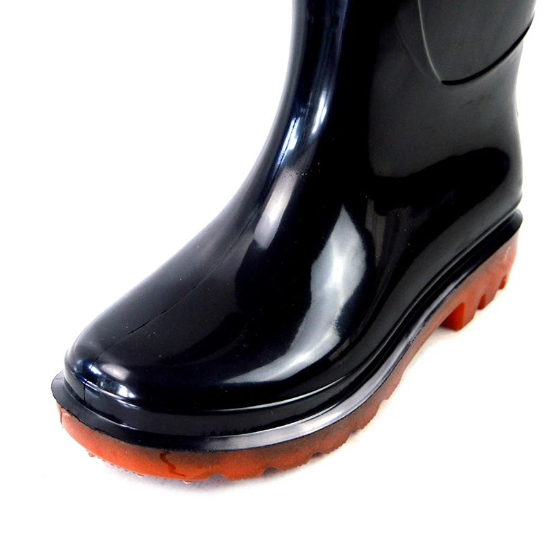 
Новинка, модная черная защитная обувь, промышленные сапоги, мужские уличные водонепроницаемые защитные сапоги 