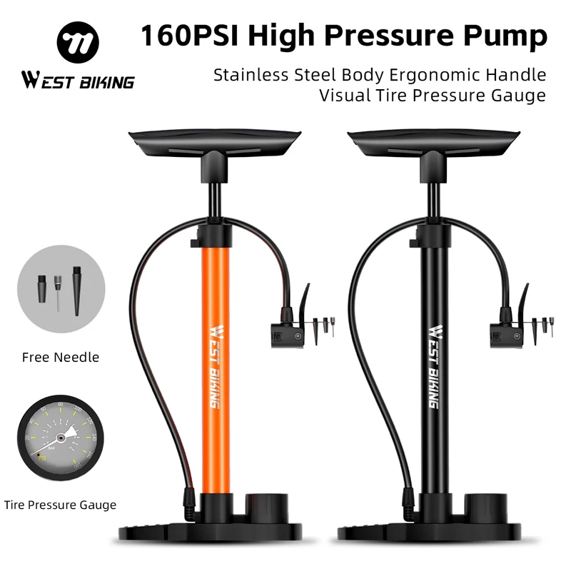 Pubiao Pompe per Bici 100 PSI Mini Pompa per Pneumatici per Bicicletta in Lega Portatile Valvola Universale Presta e Schrader per Pompa a Sfera per Bici da Strada Pubiao Pompe per Bici 100 PSI Mini Pompa per Pneumatici per Bicicletta in Lega Portatile Valvola Universale Presta e Schrader per Pompa a Sfera per Bici da Strada