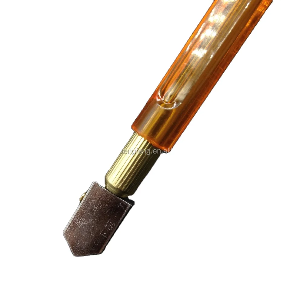 Factory Product Glasses Cuttung Tools Plastic Handle Manual Diamond Tip Glass Cutter