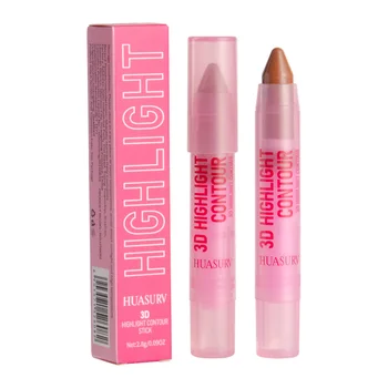 Bronzer Highlighter  Vegan Cosmetic Stick Full Coverage Concealer Highlighter Makeup Contour Stick