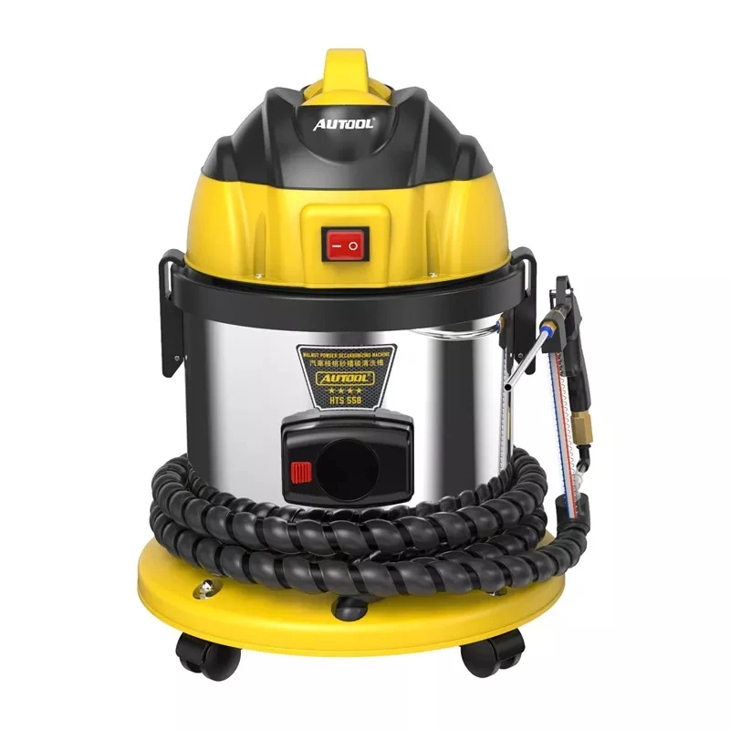 2024 Original AUTOOL Cleaner Machine Walnut Powder Engine Cleaner Carbon Deposition Cleaning AUTOOL HTS558