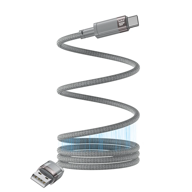 Yesido USB to Type-C 1 Meters Length Max 18W Fast Charging Magnetic Data Cable