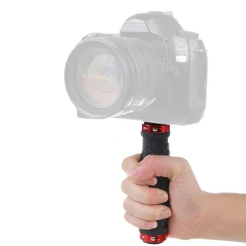 Mini Rubber Handle Smartphone Stabilizer for I Phone DSLR Camera Flashlight Tripod detail image