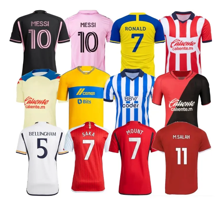 Hot Selling 2024 Men's Football Shirts 23 24 Messi 10 Soccer Jersey