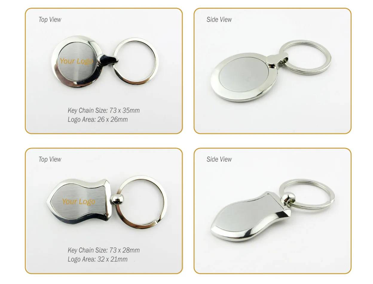 Personalized Keychains - Wholesale Custom Laser Logo