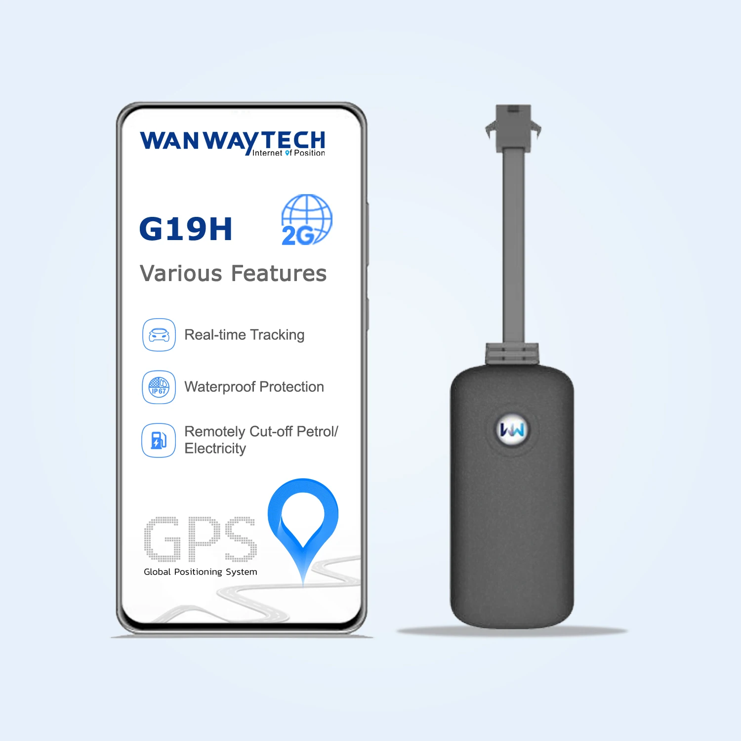2G Global GPS Tracker Waterproof Protection 2g Motorcycle Gps tracker with  Shock Alarm That Supports Web App Alarm Car tracker