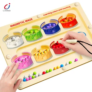 Chengji Color Children Steel Ball Drawing Board Early Education Doodle Board Educational Toys Magnetic Maze Board Game