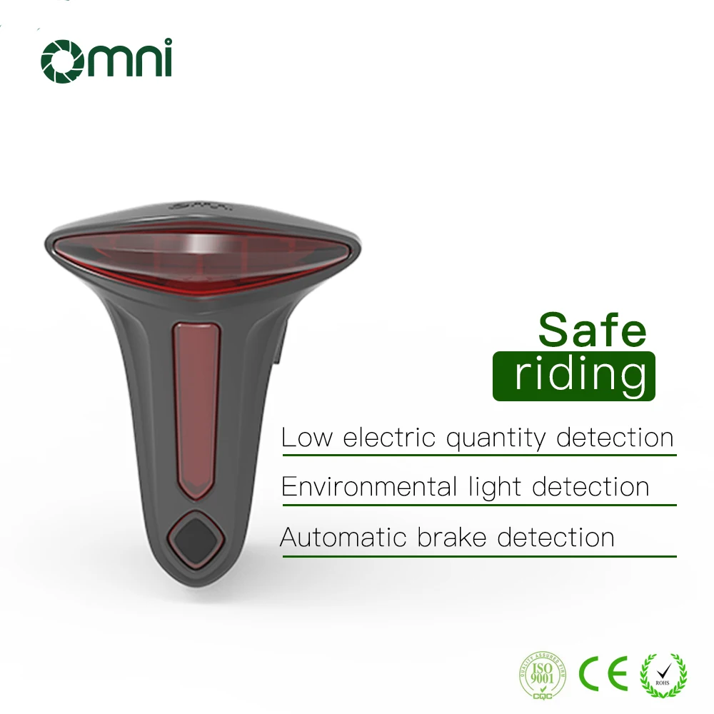 Multifunction Smart Rear Light Bike Direction Long Time Use Bicycle Indicator Lights