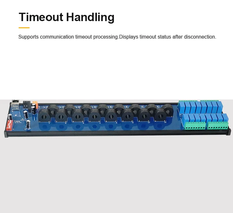 product huaqingjun 16 channel rs485 ethernet ac current voltage transformer detect module modbus rtu tcp acquisition module217-6