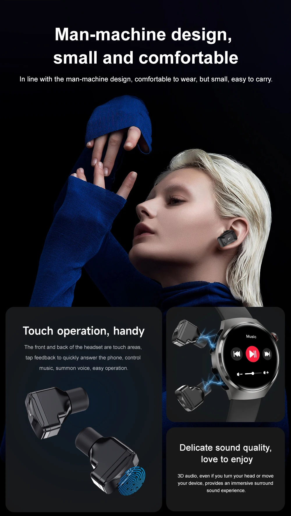 2026 DK56 2 in 1 Smartwatch BT Call Fitness Tracker 1.53inch Screen Sports Relojes Headset Smart Watch with Earbuds for Men