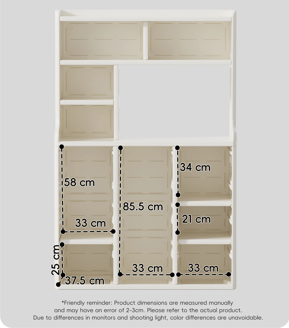 Product dimensions