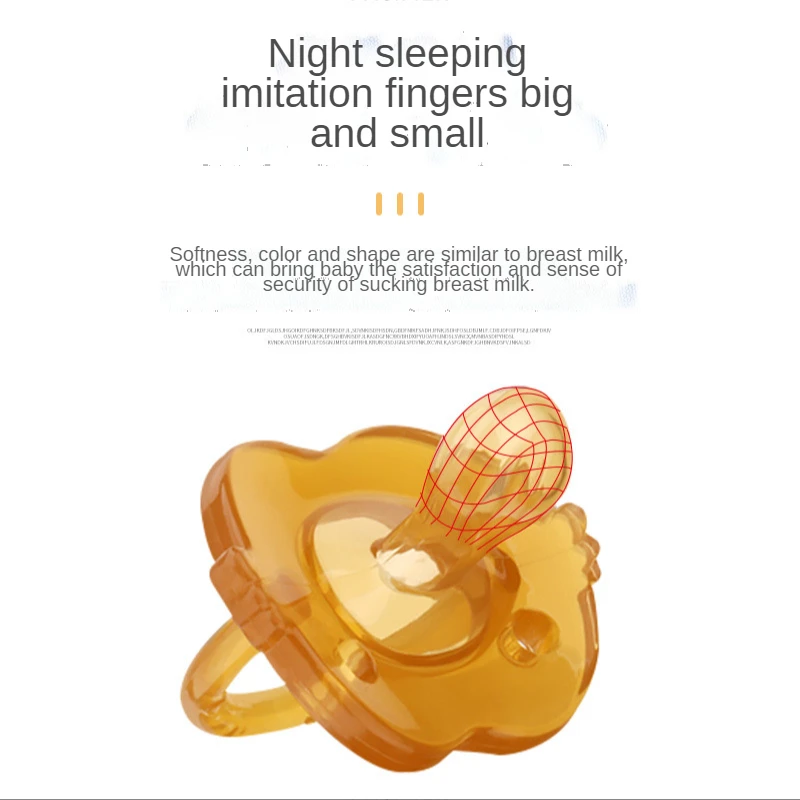 Baby Silicone Pacifier Health And Safety Natural Rubber Food Grade