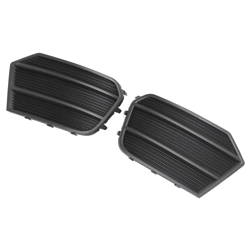 For Audi Q3 2016 2017 2018 Black Front Bumper Fog Light Lamp Grill Grille Cover