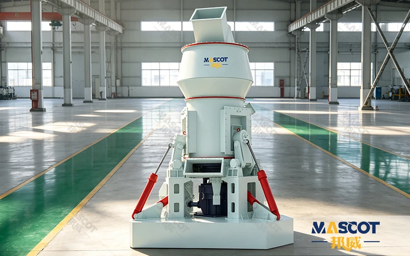 Mascot SRM vertical roller mill with hydraulic rollers and dynamic classifier for cement and slag grinding