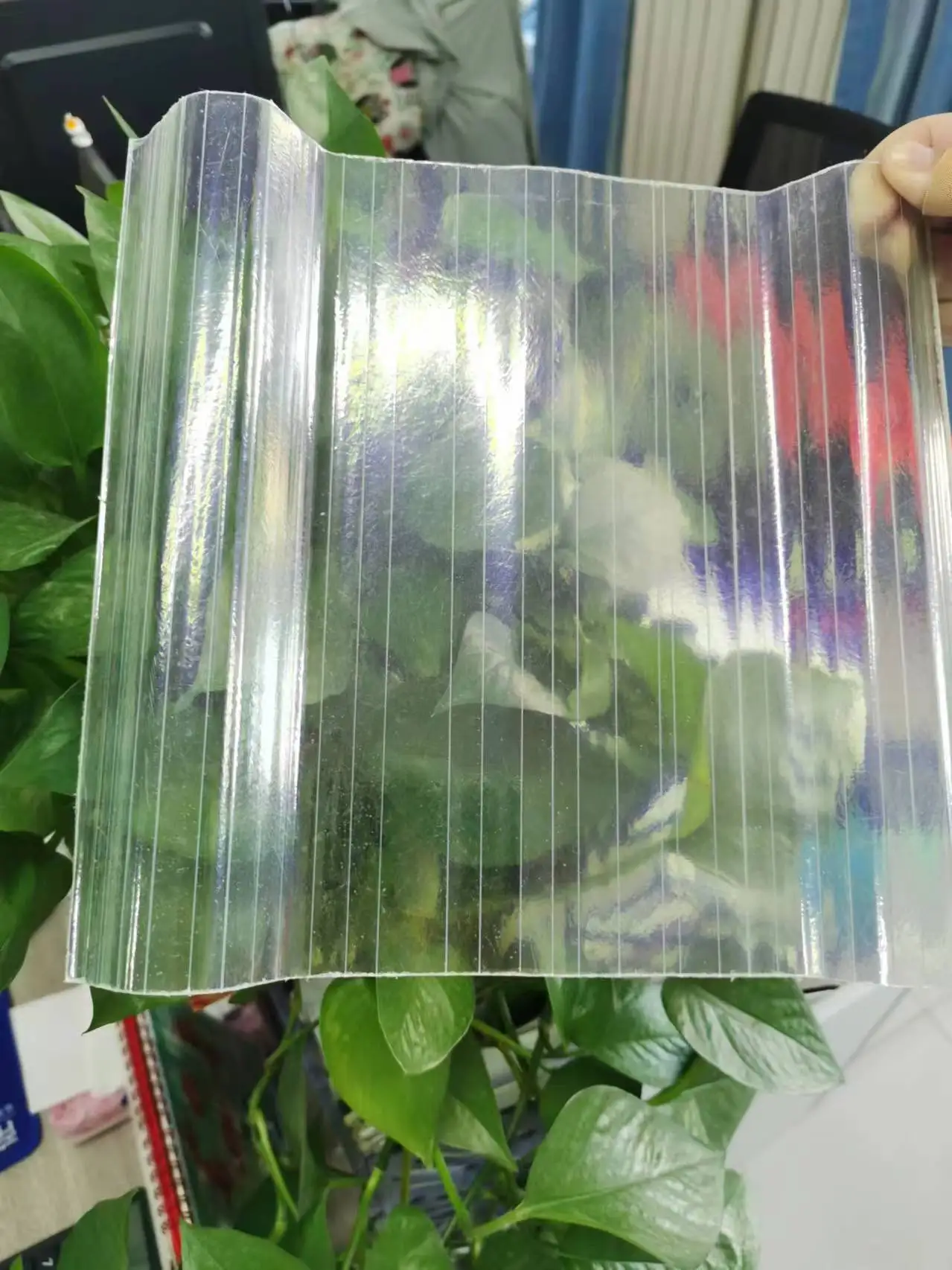 Clear Corrugated Roofing Sheets – 5-Pack, 2mm Fiberglass Daylighting Panels, 35 X 55 Inches, Easy To Cut For Greenhouse, Shed, Carport, Garage