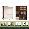 2.4m six-door wardrobe [3.0m high]