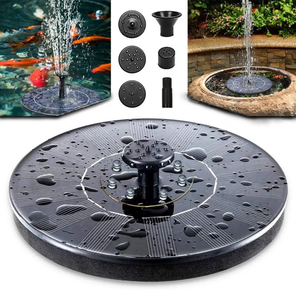 LED Colorful Water Floating Pump Fountain Light for Pool Swimming Pool Spa Pond Outdoor Garden Villa Hotel Yard