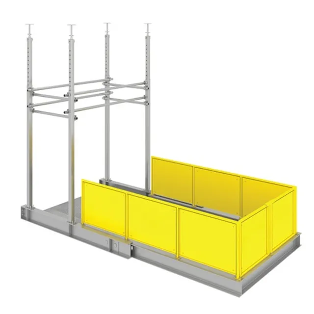 adjustable work platform portable load and unload platform