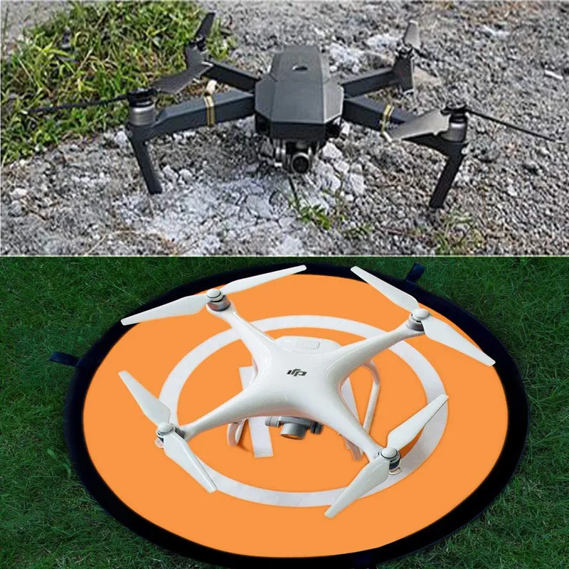 
 75 см универсальные портативные складные двусторонние светящиеся водонепроницаемые подставки для летательного аппарата посадочная площадка для дрона  