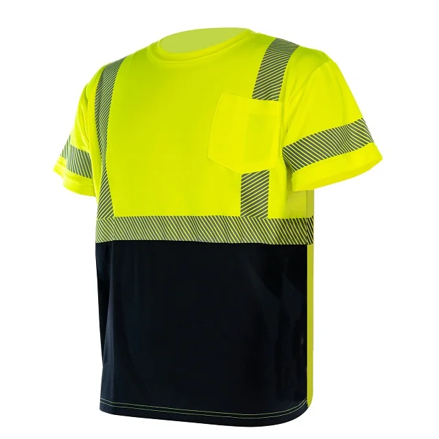 High Quality Breathable High Visibility Work Shirt Wholesale Safety