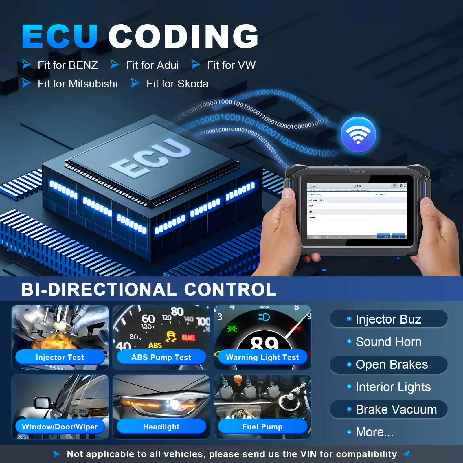 Magazzino UE VDIAGTOOL VD70S Scanner OBD 2 Bidirezionale Dispositivo di programmazione remota per auto Ultima macchina diagnostica per veicoli_voghion.com