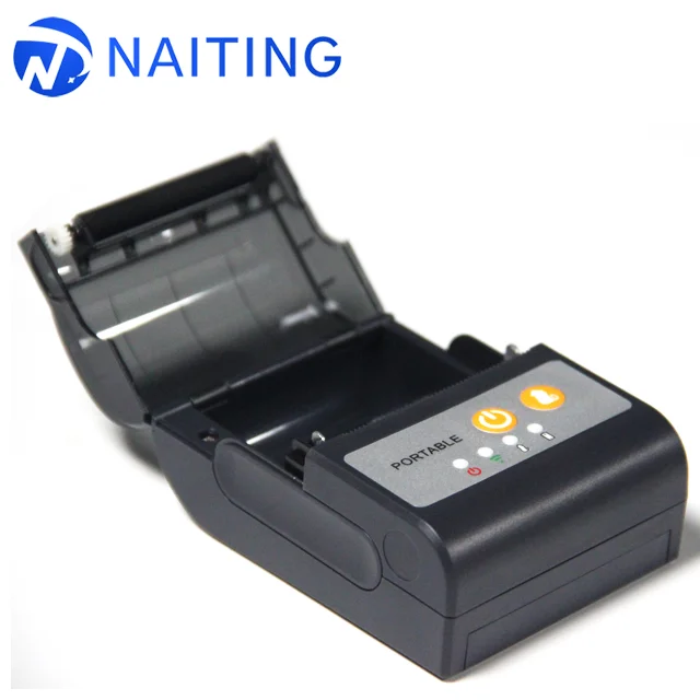 Shanghai Naiting Mini Bluetooth Portable Printer for Taxi/Car with 12V to 9V Adaptor