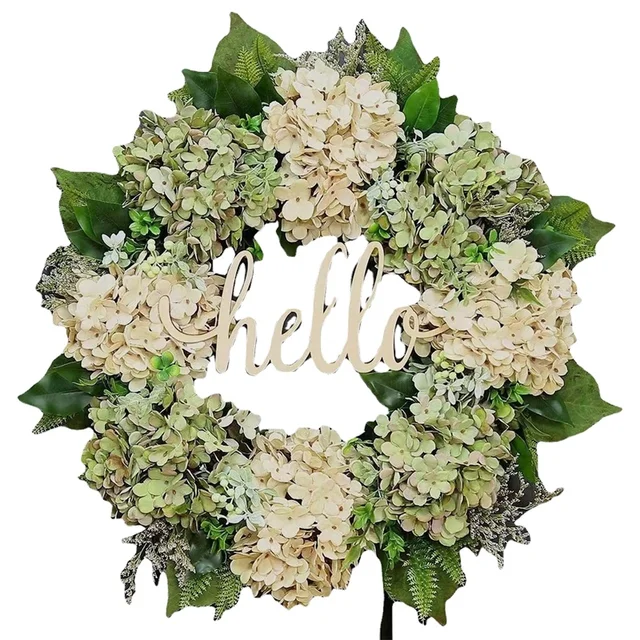 New Design High Quality Flower Wreath Artificial wreath silk  For Christmas Decorative Door Decor