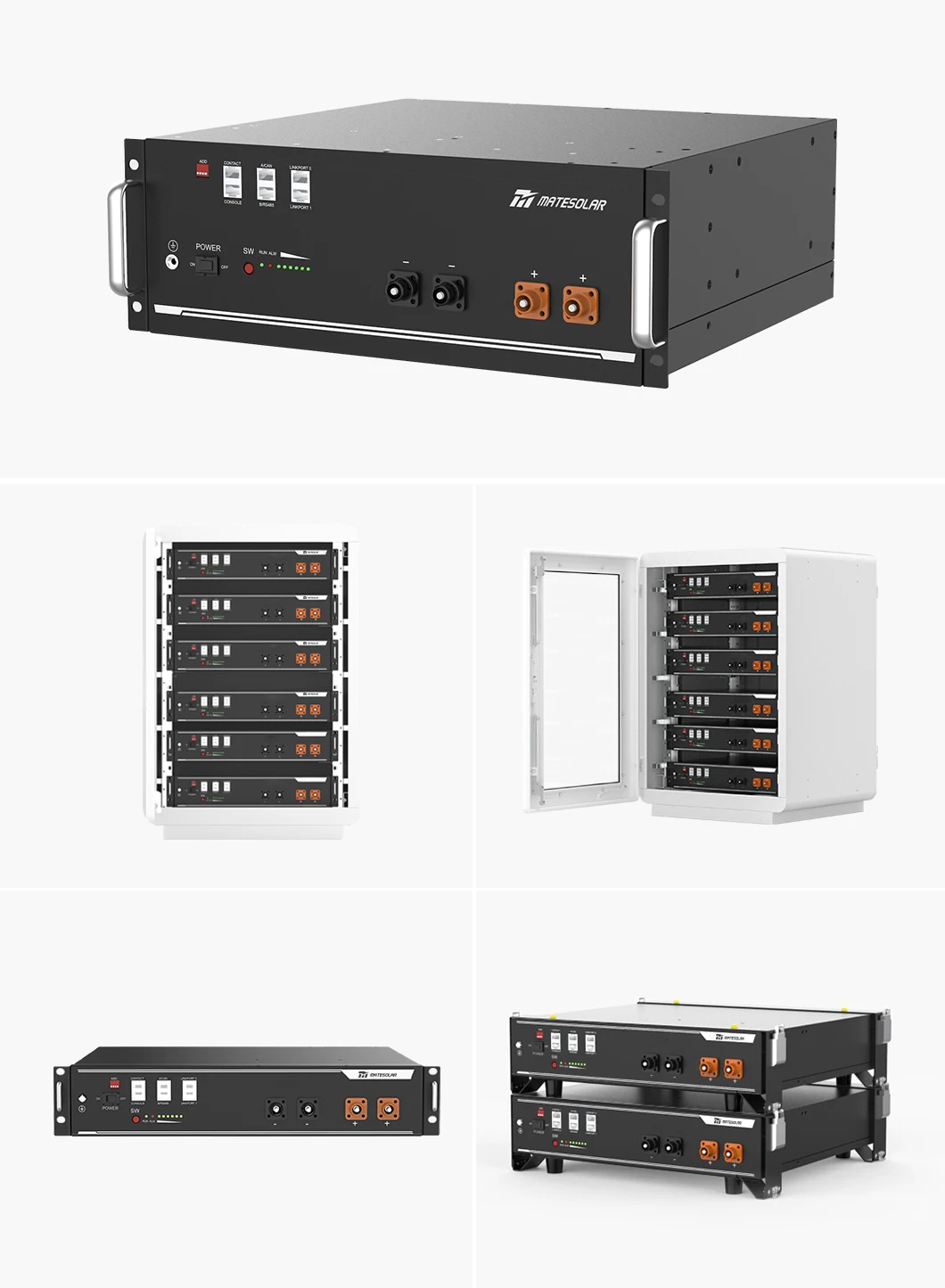 Smart BMS Rack Mounted Lifepo4 Battery Pack 48V 100ah