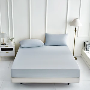 Quilted Anti-Bacterial Waterproof Fitted Sheet Mattress Protector Breathable Knitted Oeko-Tex Certified Machine Washable Cover