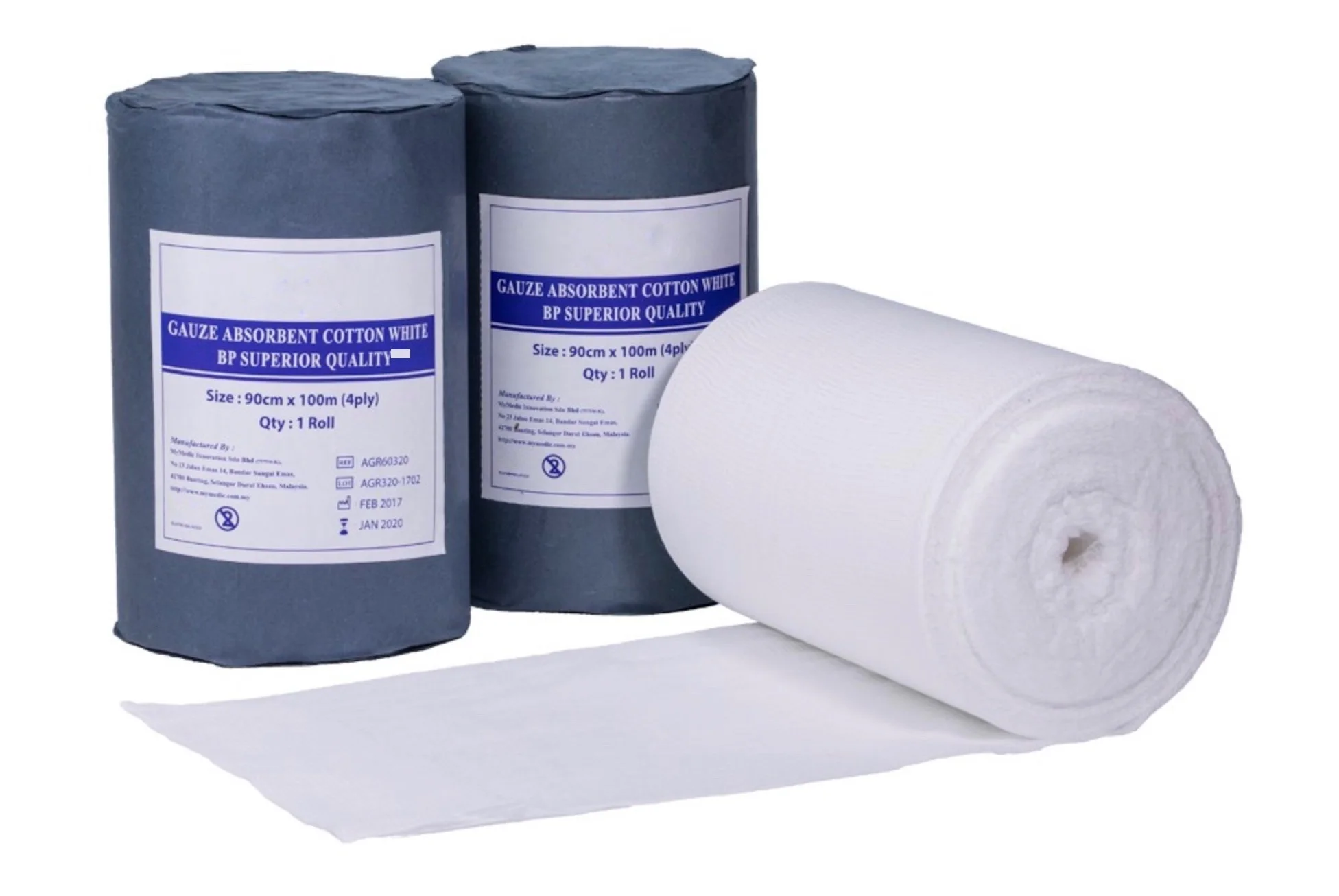 100%cotton gauze roll 90cm x 100m