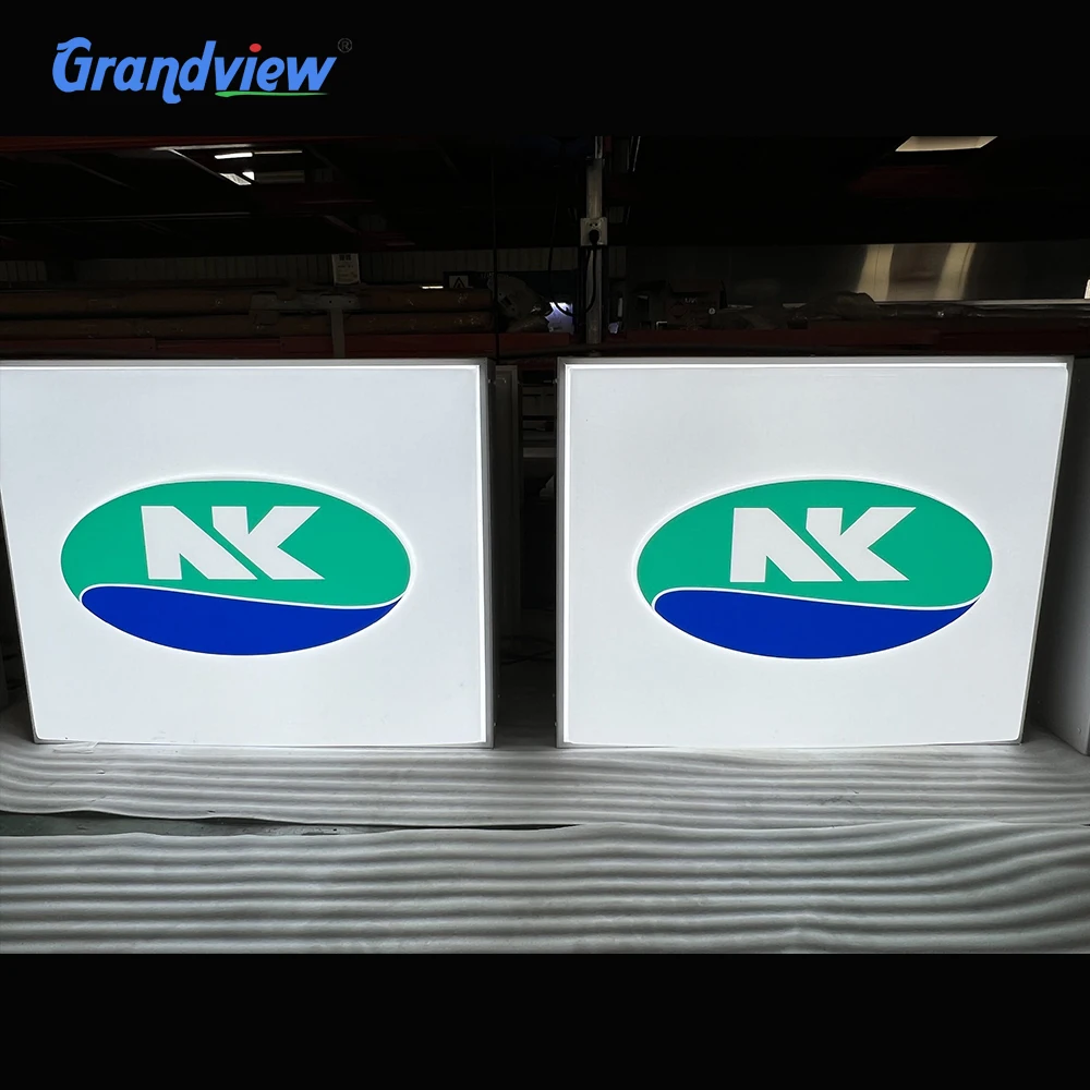 Материал ACP и индивидуальный дизайн двухсторонний СВЕТОДИОДНЫЙ знак пилона рекламный