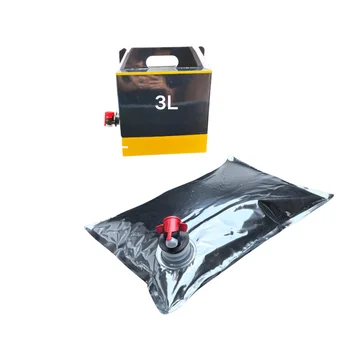 3l wine box bag butterfly valve nozzle juice milk egg liquid bag high barrier aluminum plated BIB bag