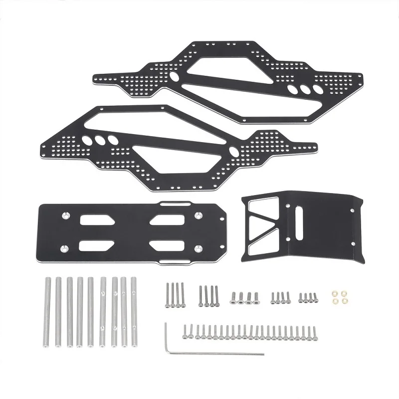 Hot Sale 1/24 Axial SCX24 90081 RC Car Upgrade Parts Metal Aluminium Alloy Chassis Frame Body Kit