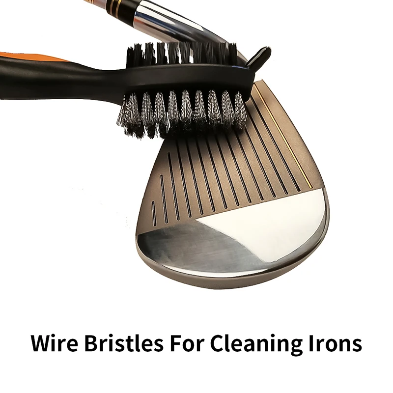 Gp Golf Club Cleaning Brush Golf Groove Cleaner With Double Sides Golf Club Brush Groove Cleaner