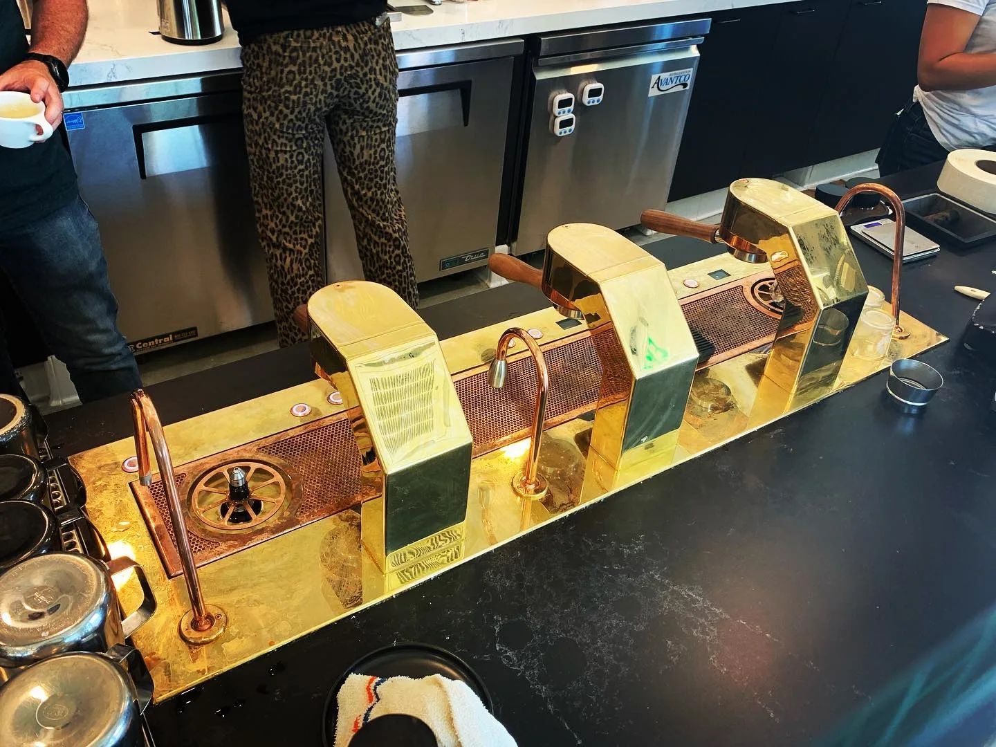 Fashion Double Group Commercial Desktop Table Coffee Machine/under