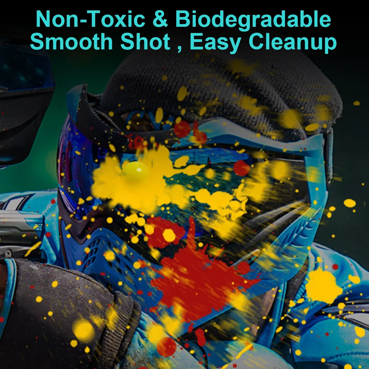 Factory Multi-color Bulk Paintballs Accurate Performance Biodegradable Wholesale Paintball Training Paintball for CS Game