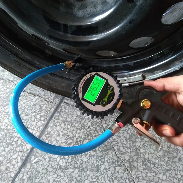 Best автомобильных шин воздуха Надувное Пистолет Цифровой автомобиль давление датчик с авто окна Выключатель