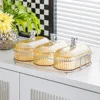 ขาตั้งหมีสีเงิน - จานวงรีสีเหลืองอำพัน - 3 ช่อง