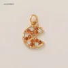 Pizza pendant-Gold