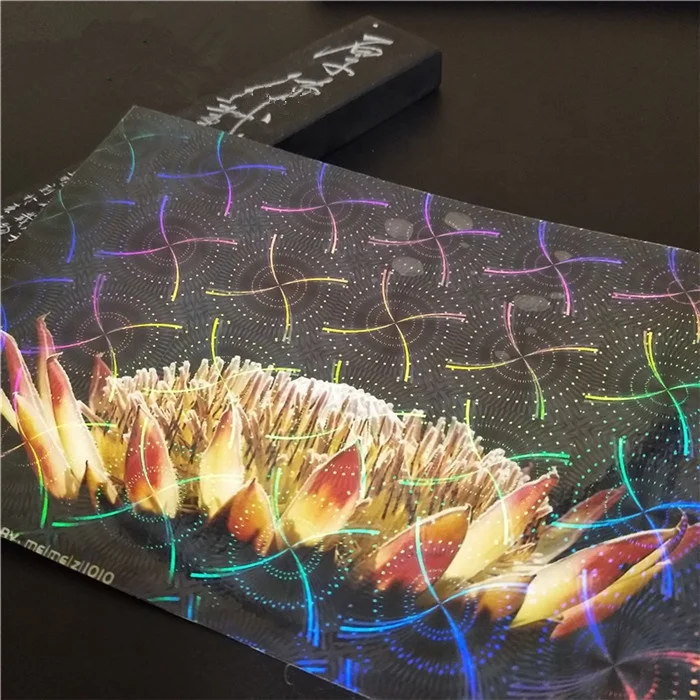 Cracked Glass Holographic Vinyl Sticker Laminate Self Adhesive