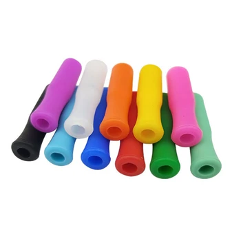 Drinking Straw Cover Silicone Straw Tips for Stainless Steel Straw