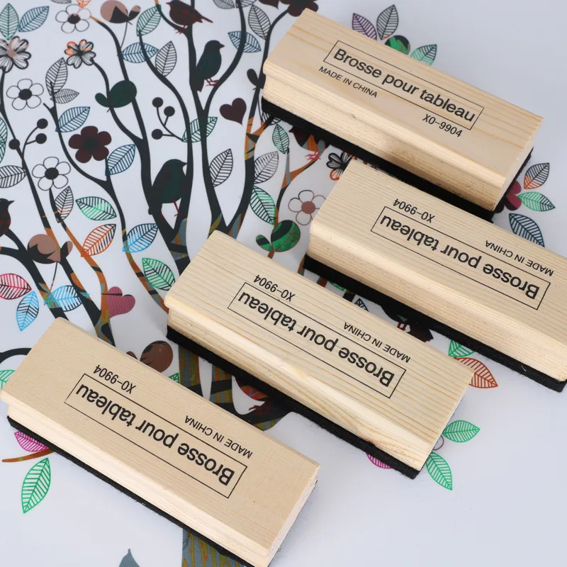 High Quality Chalkboard Wooden Erasers Felt Dry Erase Board