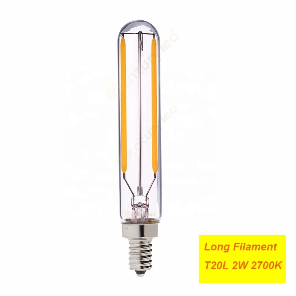 T20 LED Filament Bulb 2700K Dimmable Chandelier Led Vintage Lights G9 LED 1W 2W E12 E14 AC110V 220V Warm 2200K Warm White AC