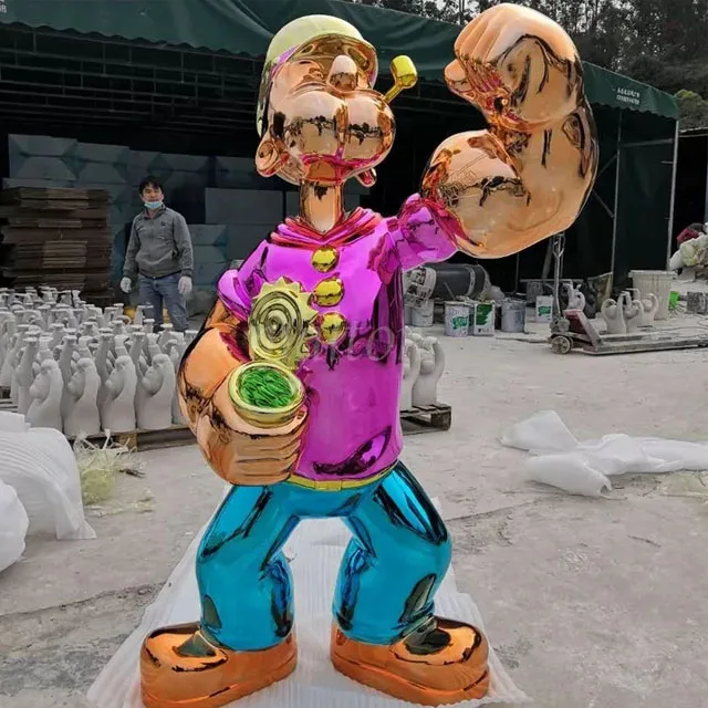 Statue Popeye résine 150 cm | ArtHome Décoration premium