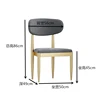 Q chaise de luxe légère empilée