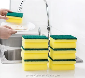 High Density Cleaning Scourer Sponge for Household Kitchen Cleaning
