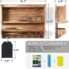 Couleur bois brûlé