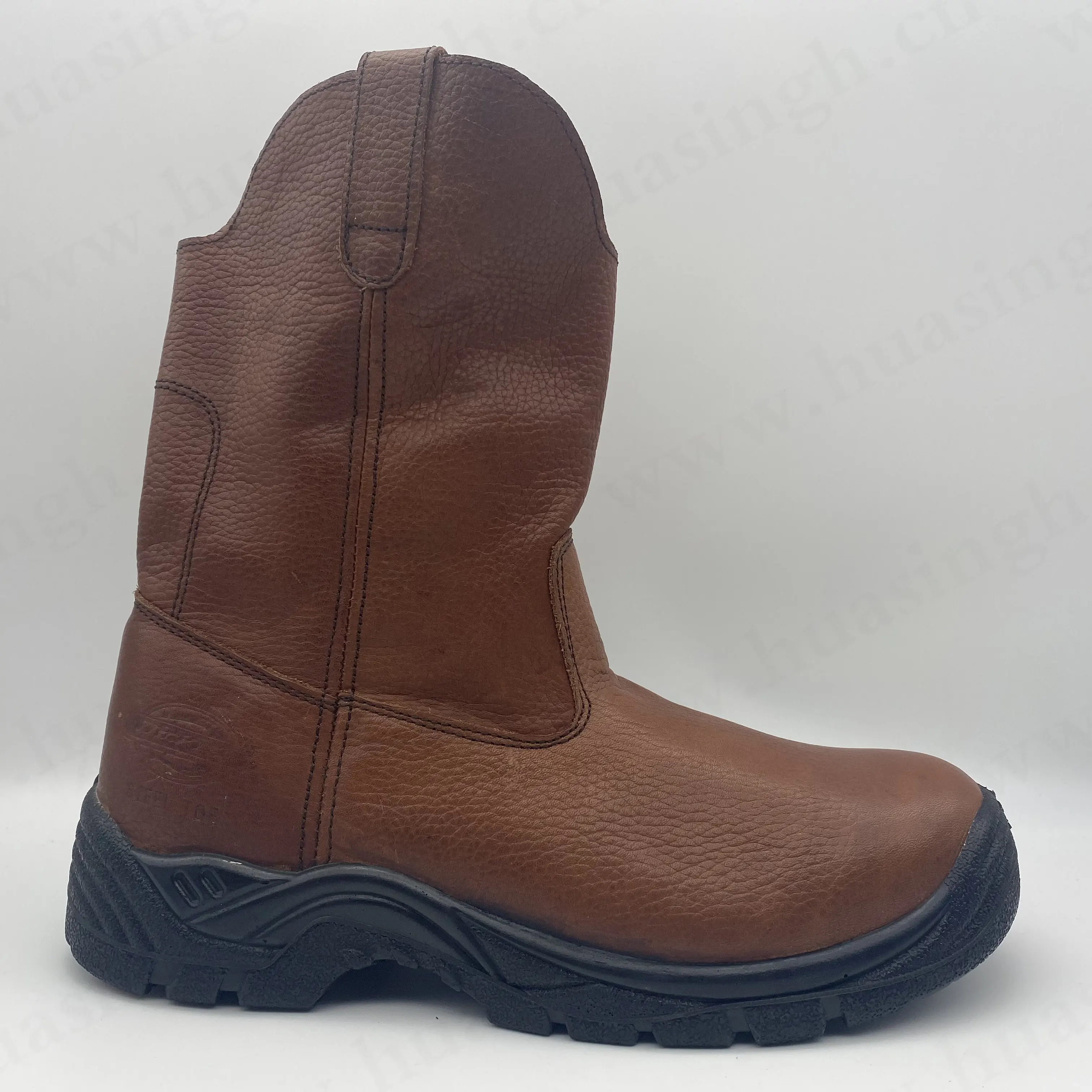 Ywq,2023 Antipuncture Long Tube Brown Safety Boots For Sale Steel Plate Insert Smash Proof