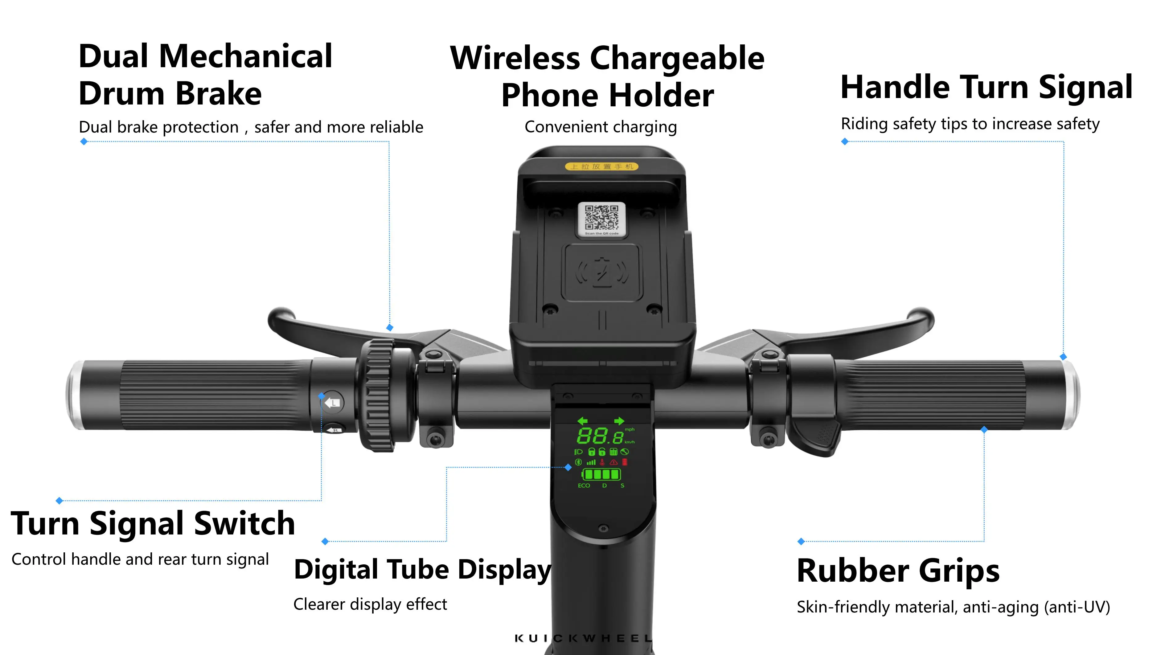 2021 Kuickwheel Newest Electric Scooter X520d Swappable Battery For  Sharing/rental With 4g Iot Ipx7 Waterproof - Buy Kuickwheel,Sharing  Electric Scooter,500w Electric Scooter Product on Alibaba.com